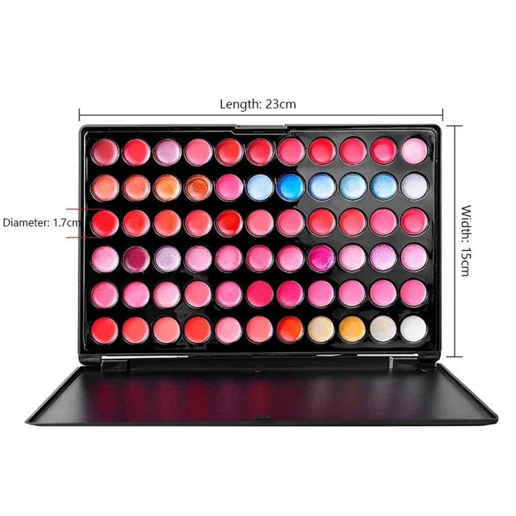 66 Color Eye Shadow Lipstick Lip Palette Cosmetics Set