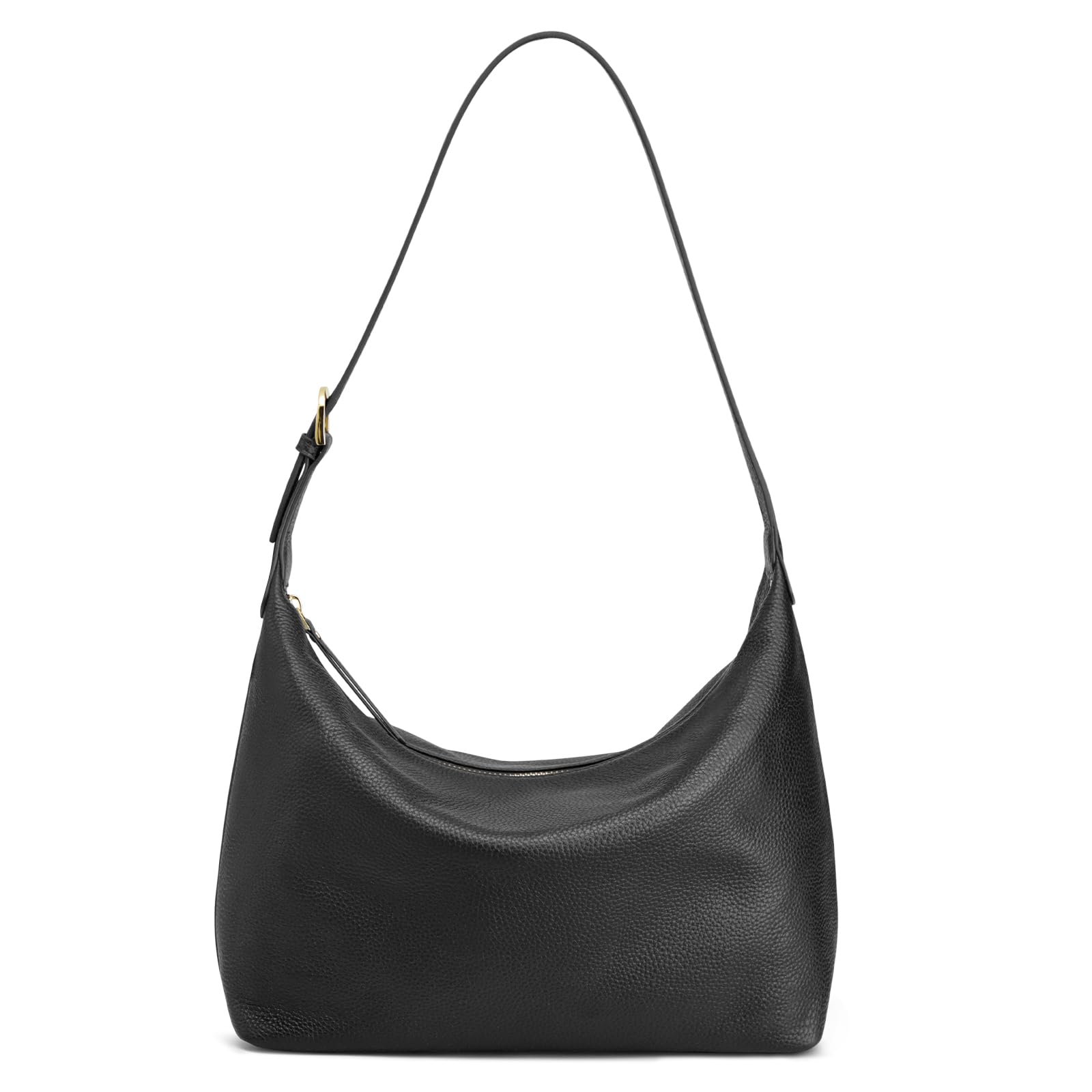 Kattee Meduim Hobo - Bolso bandolera de piel auténtica para mujer, bolso de hombro para el trabajo casual