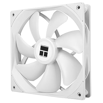 Thermalright TL-C14CW CPU Case Fan 140mm, PWM Fan Silent Computer CPU Fan with 1500RPM Speed, CPU Cooling White TL-C14CW