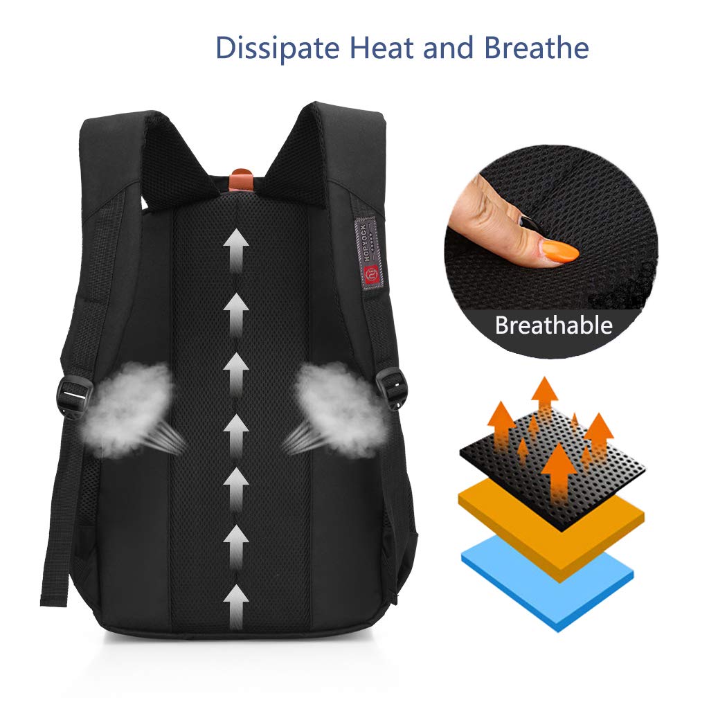 HOPYOCK-Kids Backpacks for Boys,Multi-Pocket Primary and Middle School Bookbags for Boys with Reflective Design,Fit for 6-18 Years Old