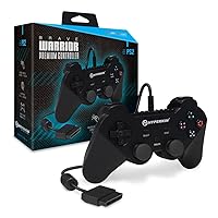 Vista 1 de Hyperkin “Brave Warrior" Premium Controller for PS2 (Black)