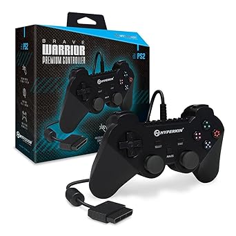 Hyperkin Brave Warrior" Premium Controller for PS2 Black