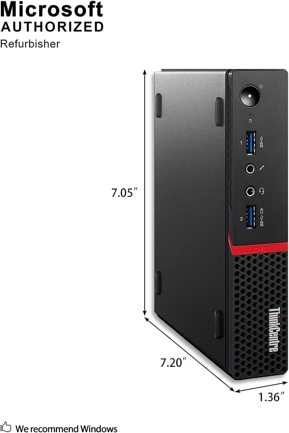 Amazon.com: Lenovo ThinkCentre M700 mini PC Desktop Computer, Core