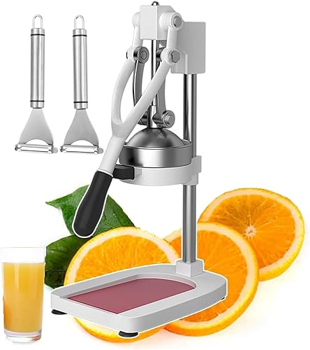 Exprimidor de cítricos de hierro fundido, Máquina de exprimidor de prensa manual, Máquina de exprimidor de trituradora de frutas de acero inoxidable