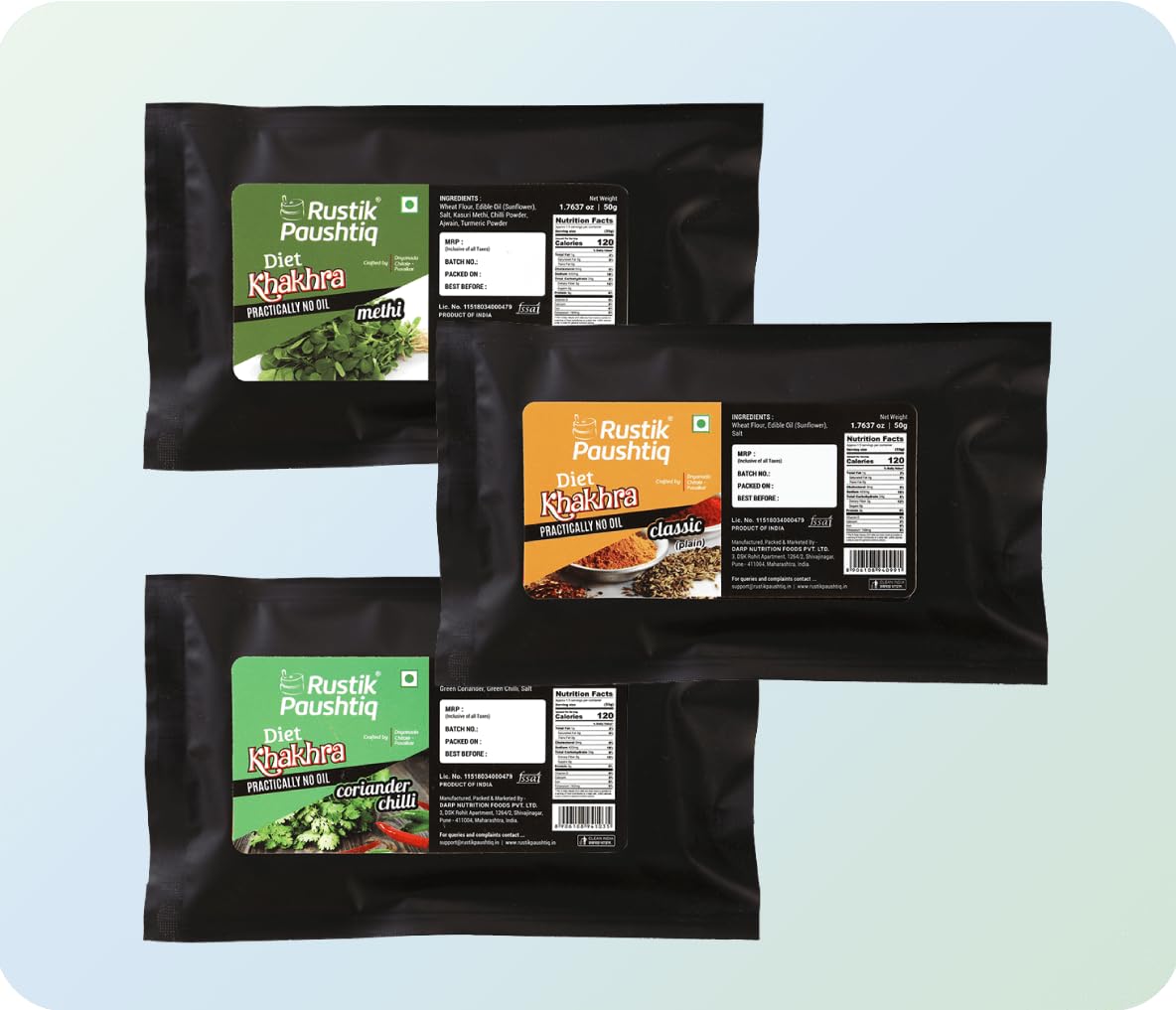 RUSTIK PAUSHTIQ Travel Combo Pack All in one Khakhra (6 Flavours) Classic,Jeera, Methi, Panipuri,Coriander Chilli & Tomato Chilli | Healthy Diet | Chai Time Snack 50gm *6(300gm) (B0BPD76RP9) Amazon Price History, Amazon Price Tracker