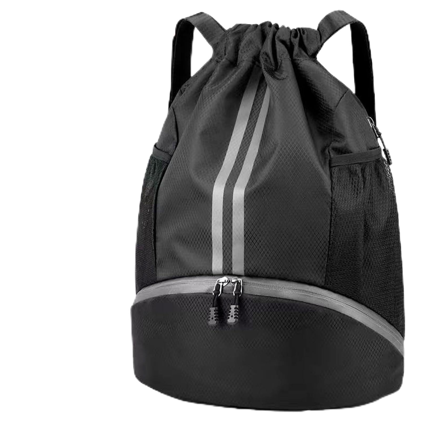 Football Boot Bag Lightweight Sports Bag Drawstring Bags with Shoe Compartment Wet Dry Separation Large Capacity PE Sports BagFor SportsSchool Holidays Beach Travel Swimming