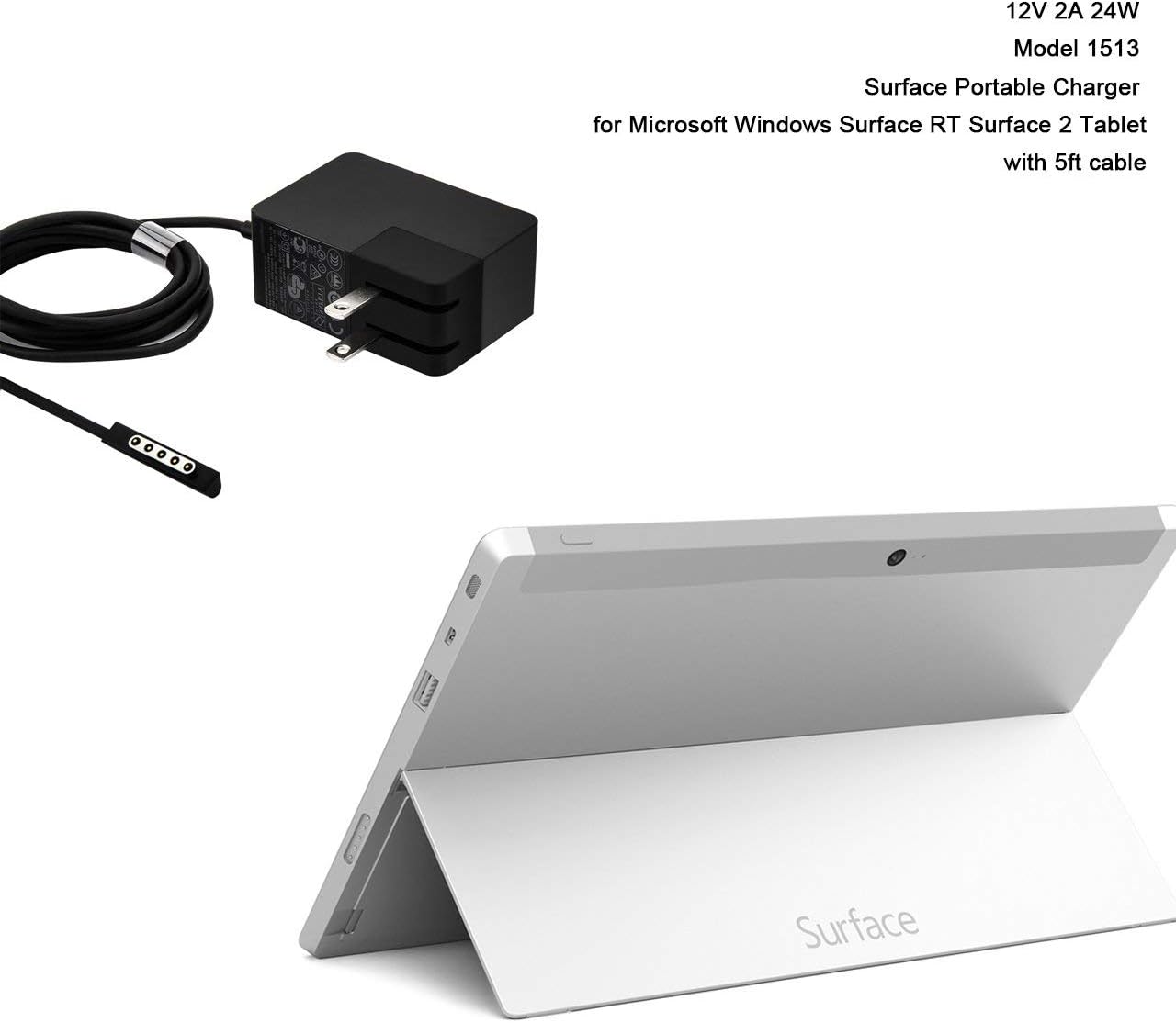 Creative Product Microsoft Surface 24W Power Supply For Surface or Surface 2 Buy 1 get 1 Microsoft Surface 24W Power Supply For Surface or Surface 2