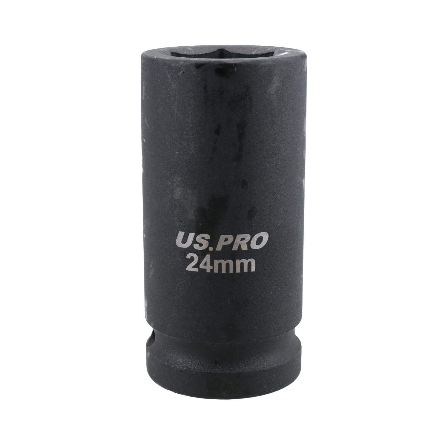 Ab Tools 24Mm Deep Impact Socket 3/4" Drive Single Hex 6 Point Chrome Vanadium Steel