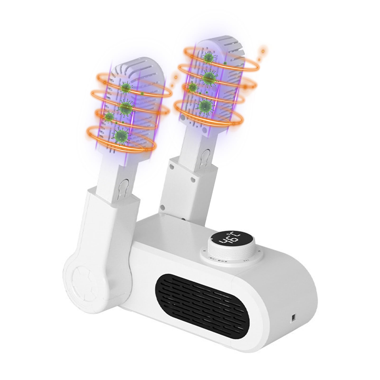 Asciugatore Elettrico Per Scarpe Con Deodorante - Timer E 3 Temperature, Per Stivali E Sneakers - Foto 11