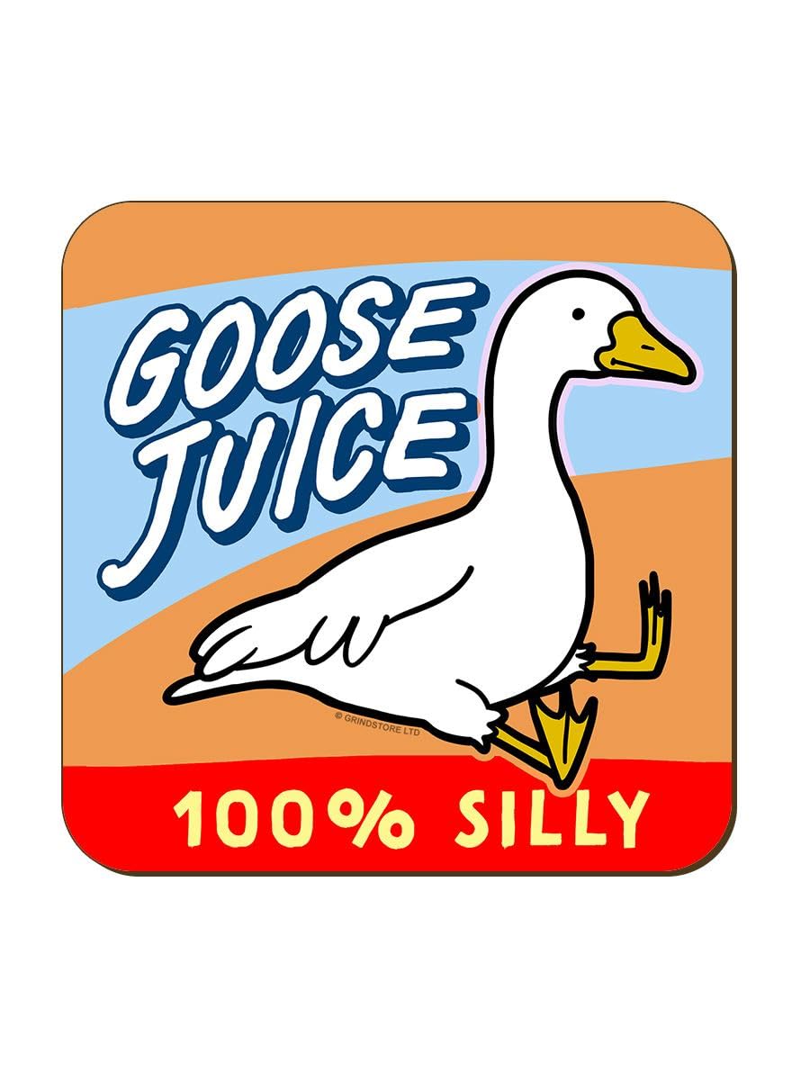 Grindstore Multicolour Silly Goose Goose Juice Coaster