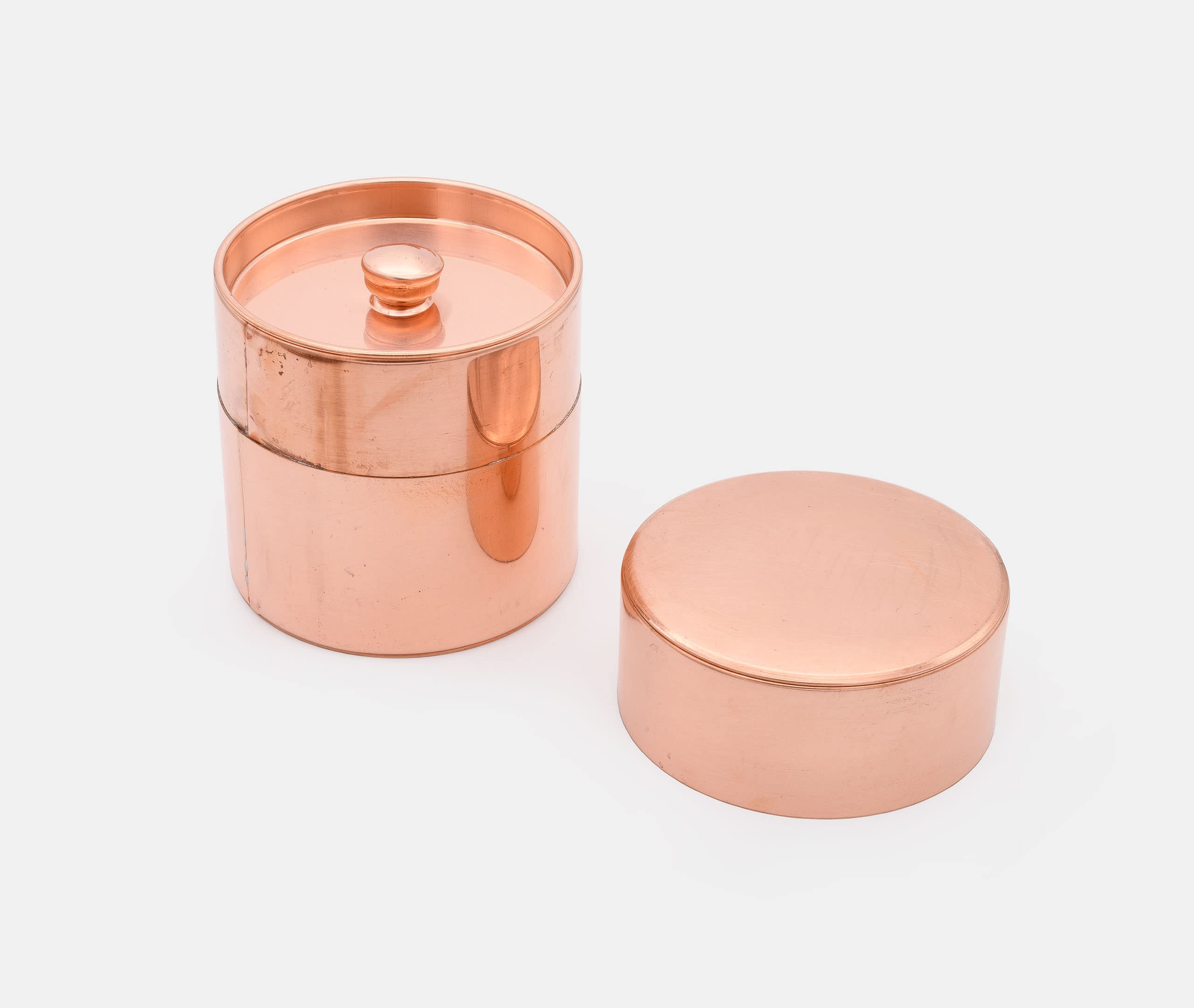 SyuRo Zylindrischer Tee Caddy & Kaffee Kann Klein - Kupfer - zen minded