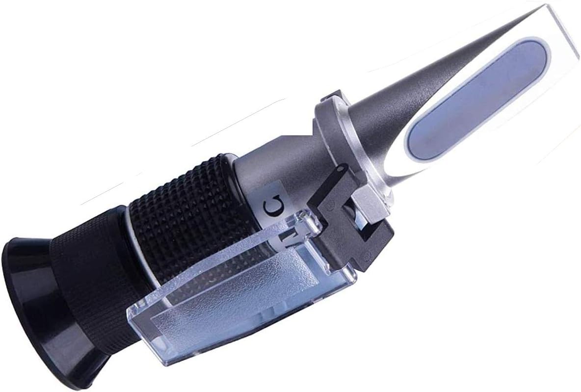 ZffXH Honey Maple Syrup Brix Refractometer/ 5890 Brix 1033 Moisture Meter/Homebrew Sucrose