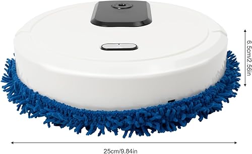 Miniatura 2 de Robot de trapeador automático para suelos duros, limpiador de suelos con 60 minutos de funcionamiento, recargable por USB, limpieza de 360,