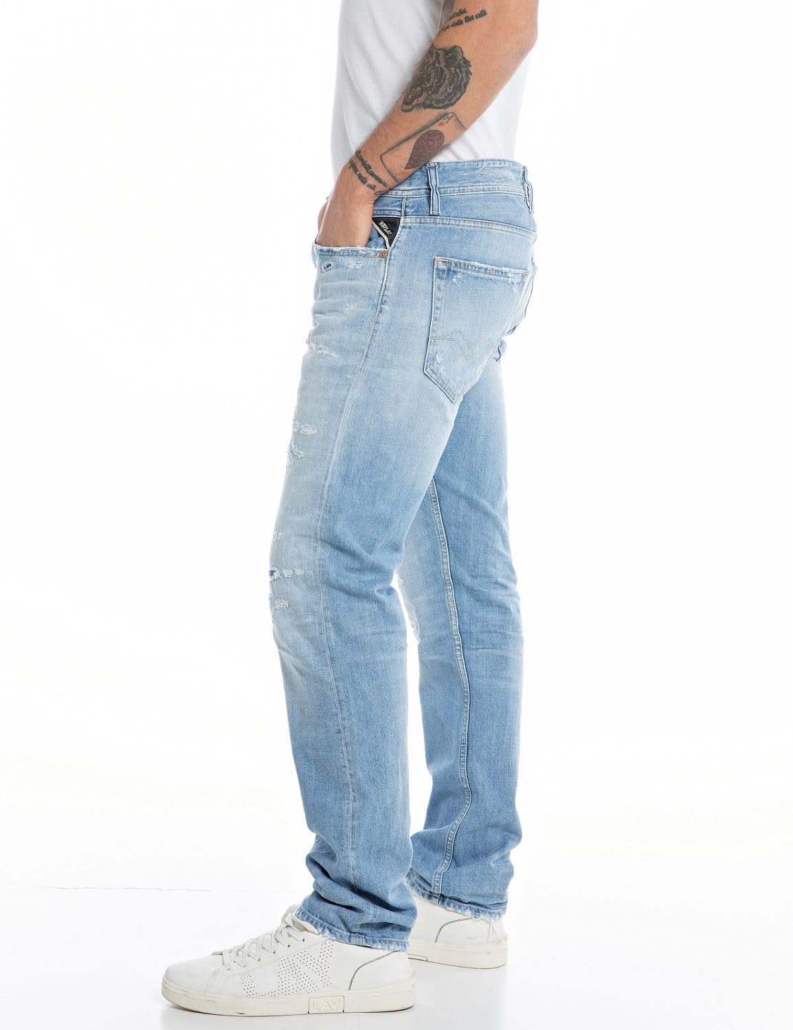 Replay - Ma972q Grover Aged, Jeans Uomo