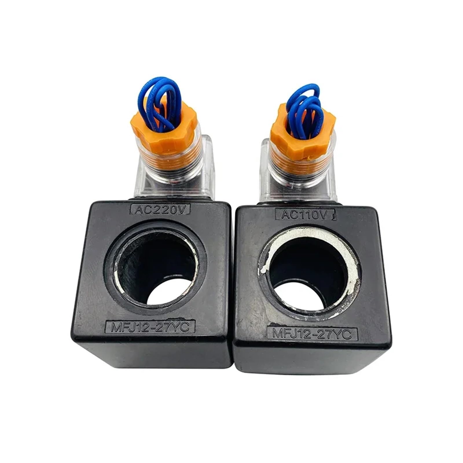 MXXDMOPD MFJ12-27YC MFJ12-54YC Solenoid Coil Hydraulic Control Inner Hole 22mm Long 45mm AC110V/220V(Mfj12-54yc Ac110v)