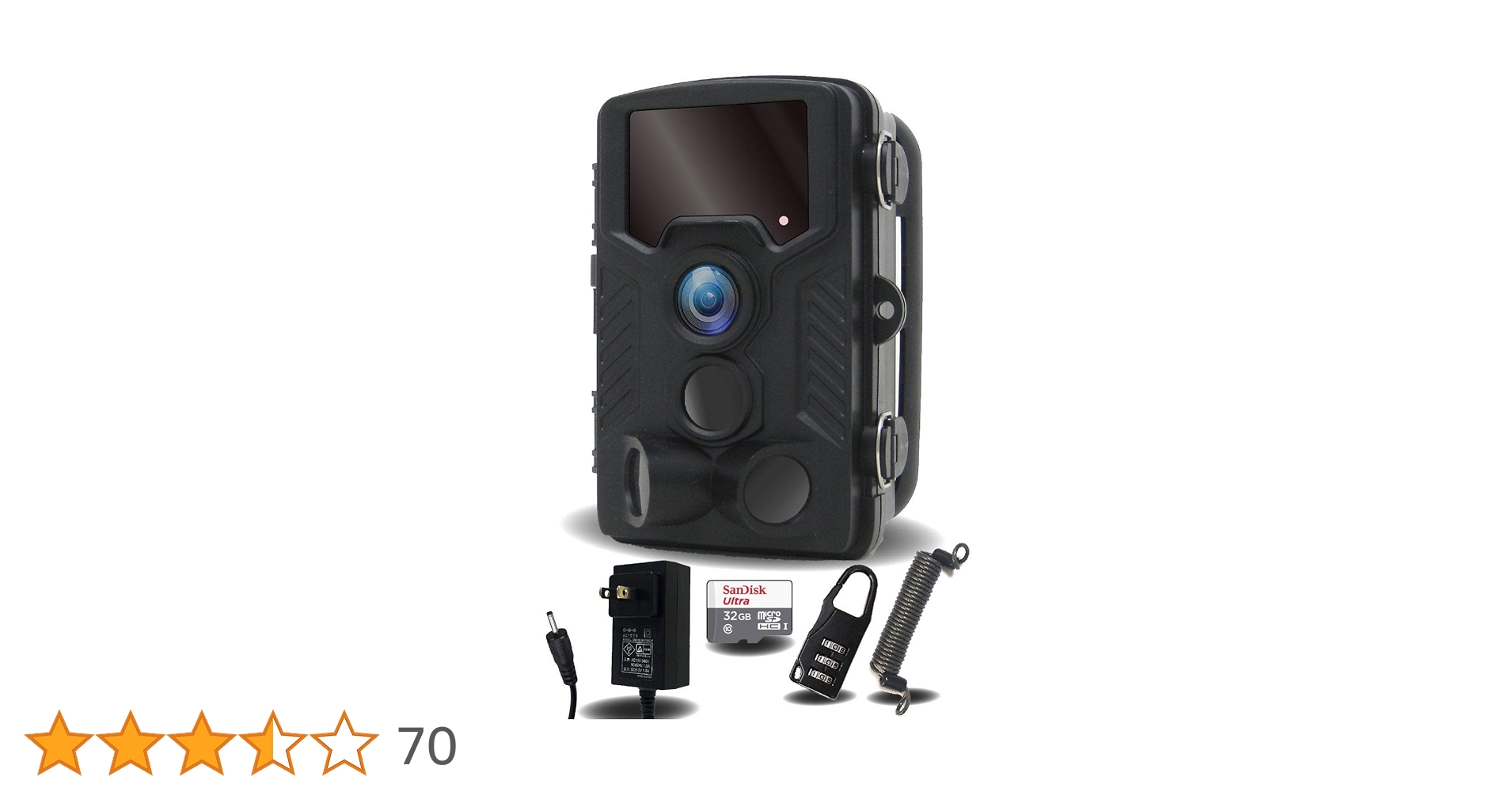 【未使用 動作確認済】FL-Products 防犯カメラ 4K トレイルカメラ Amazon.co.jp: FL-Products 4K 防犯カメラ 防水 暗視 トレイル