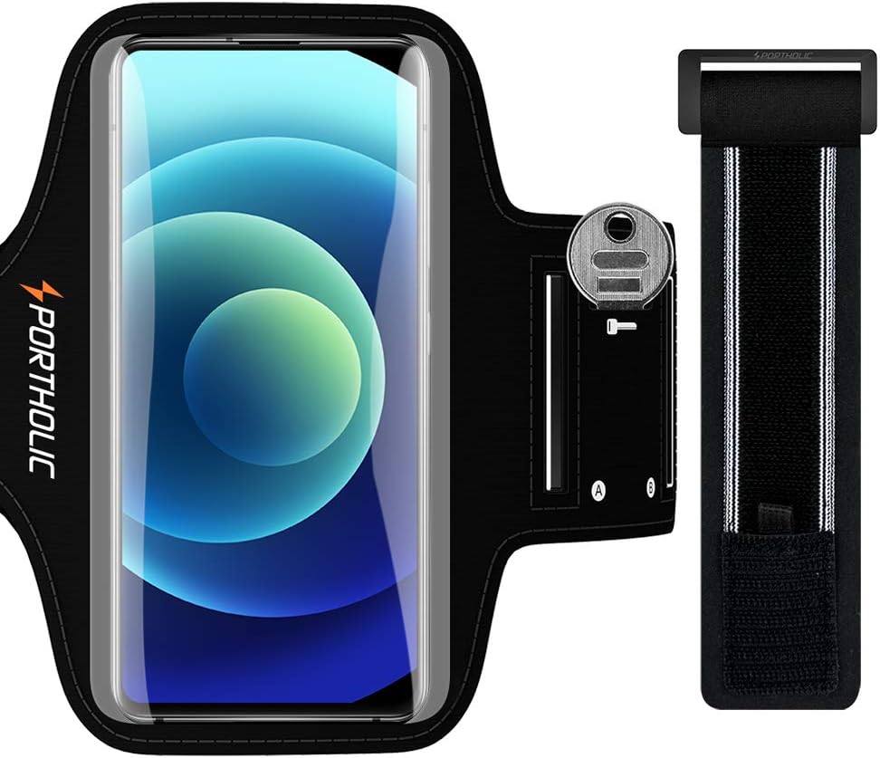 fascia da braccio per l'esecuzione di iphone 8 compatibile con la custodia grande