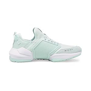 PUMA ゴルフシューズ GSファスト 27cm 白赤 新品 PUMA プーマ（PUMA）（メンズ）ゴルフシューズ 2E スパイクレス