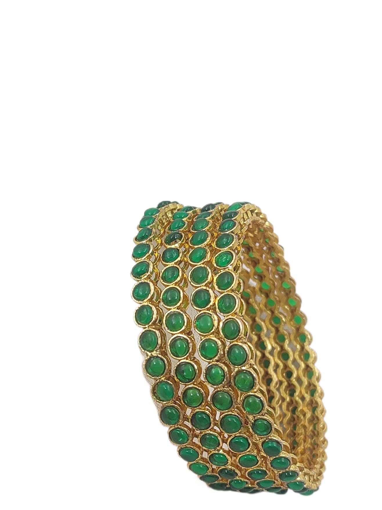 MEHAK CURATORS Antique Gold Plated Kemp Bangles for Women and Girls Set of 4 (2.4) (B0D59Y8MB1) Amazon Price History, Amazon Price Tracker