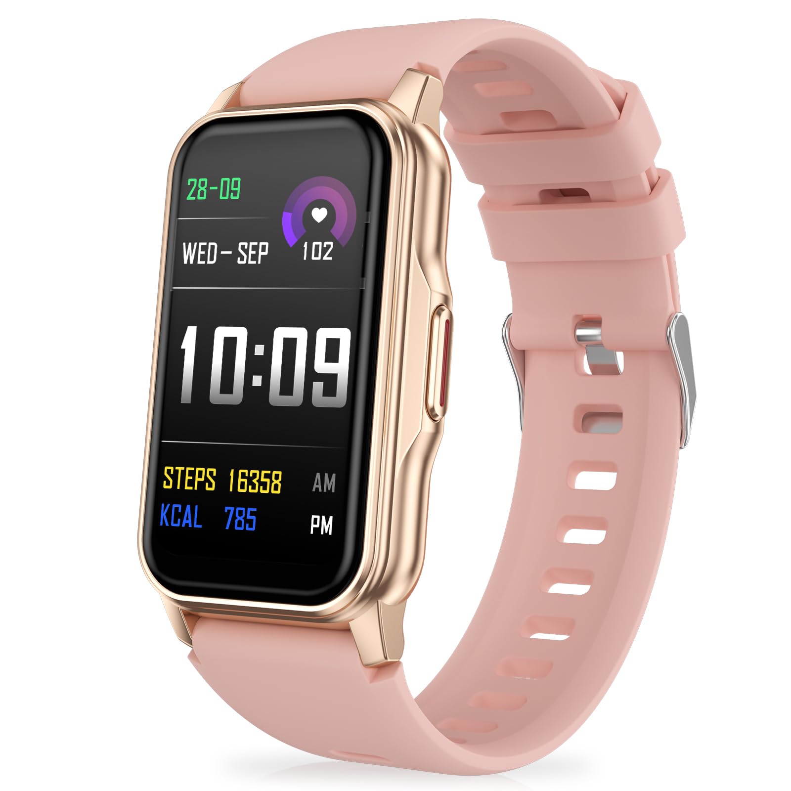 Bakoor Fitness Tracker with 24/7 Heart Rate Blood Oxygen Sleep Monitor, 100+ Sports Modes Activity Trackers, Step Counter Pedometer IP68 Waterproof for for Women Men