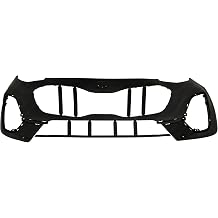 BUMPERS THAT DELIVER - Primered, Front Bumper Cover Fascia Compatible with 2020 2021 2022 Kia Sportage AWD w/Park Assist 20 21 22, KI1000209