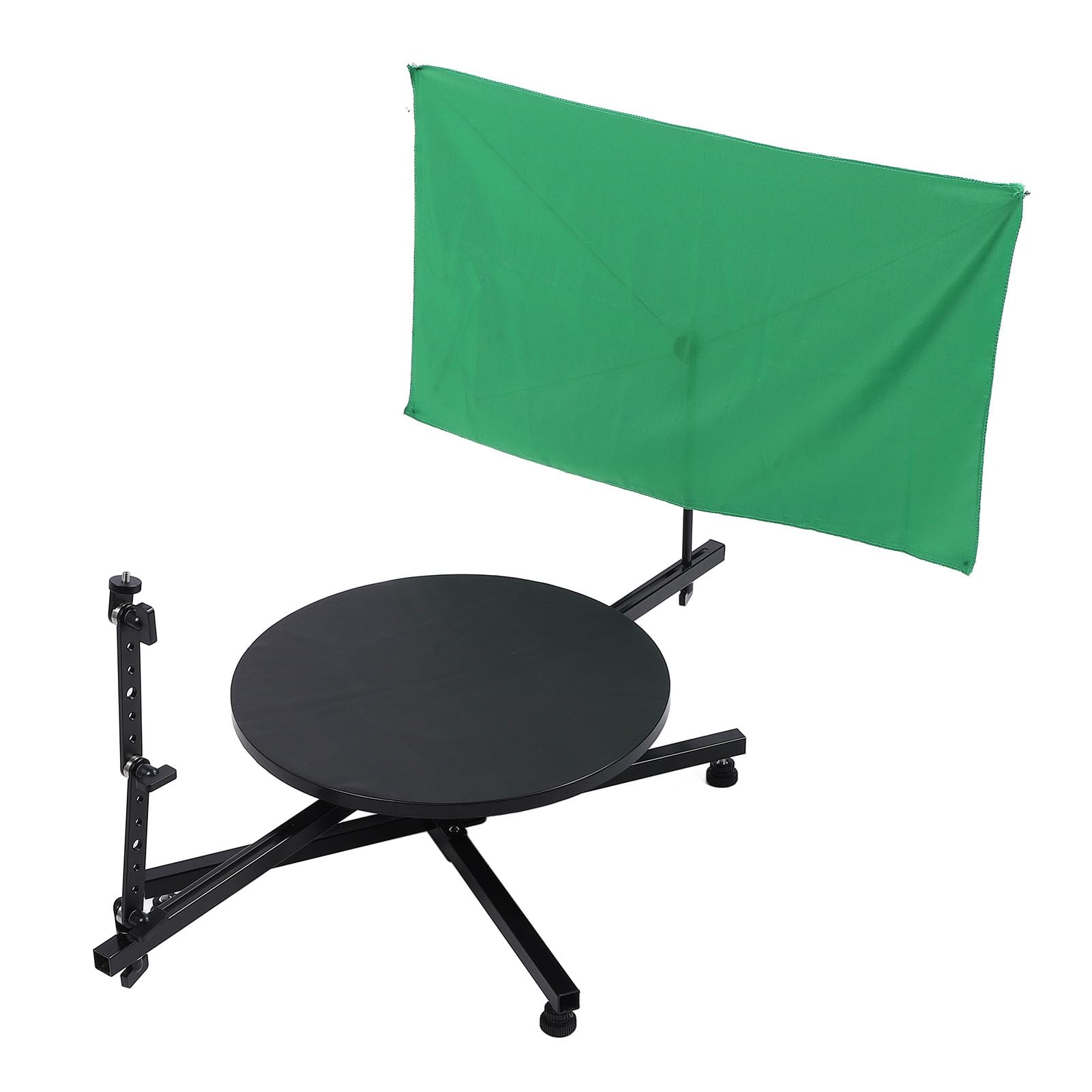 Camera Rig, Kit Piattaforma Rotante Video a 360 Gradi con Sfondo Rimovibile, Braccio Magico Regolabile, Piattaforma Rotante Video per Registi e Operatori Video