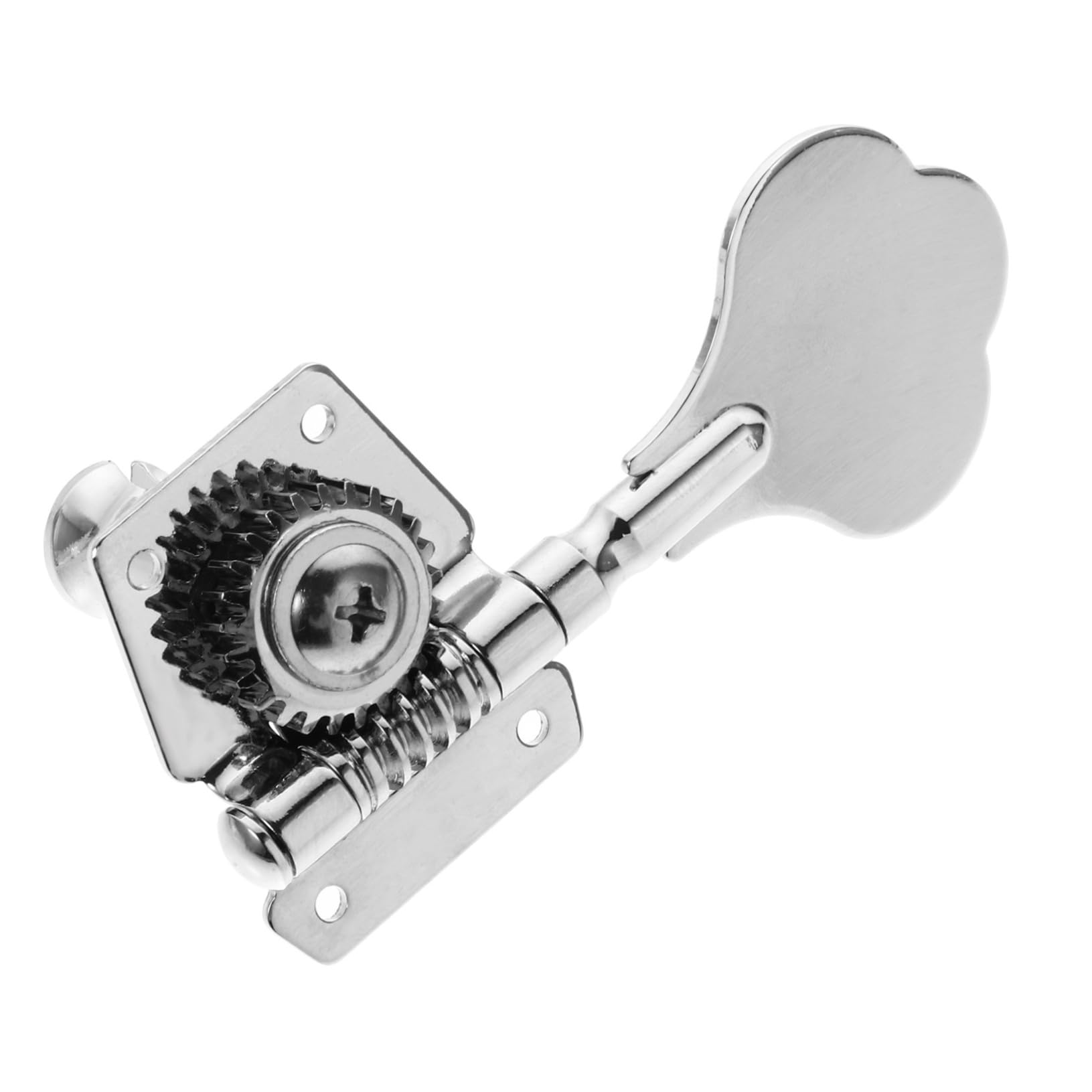 SUPVOX Bass Tuning Pegs Guitar Tuning Keys Metal Bass Machine Head Chrome Tuners