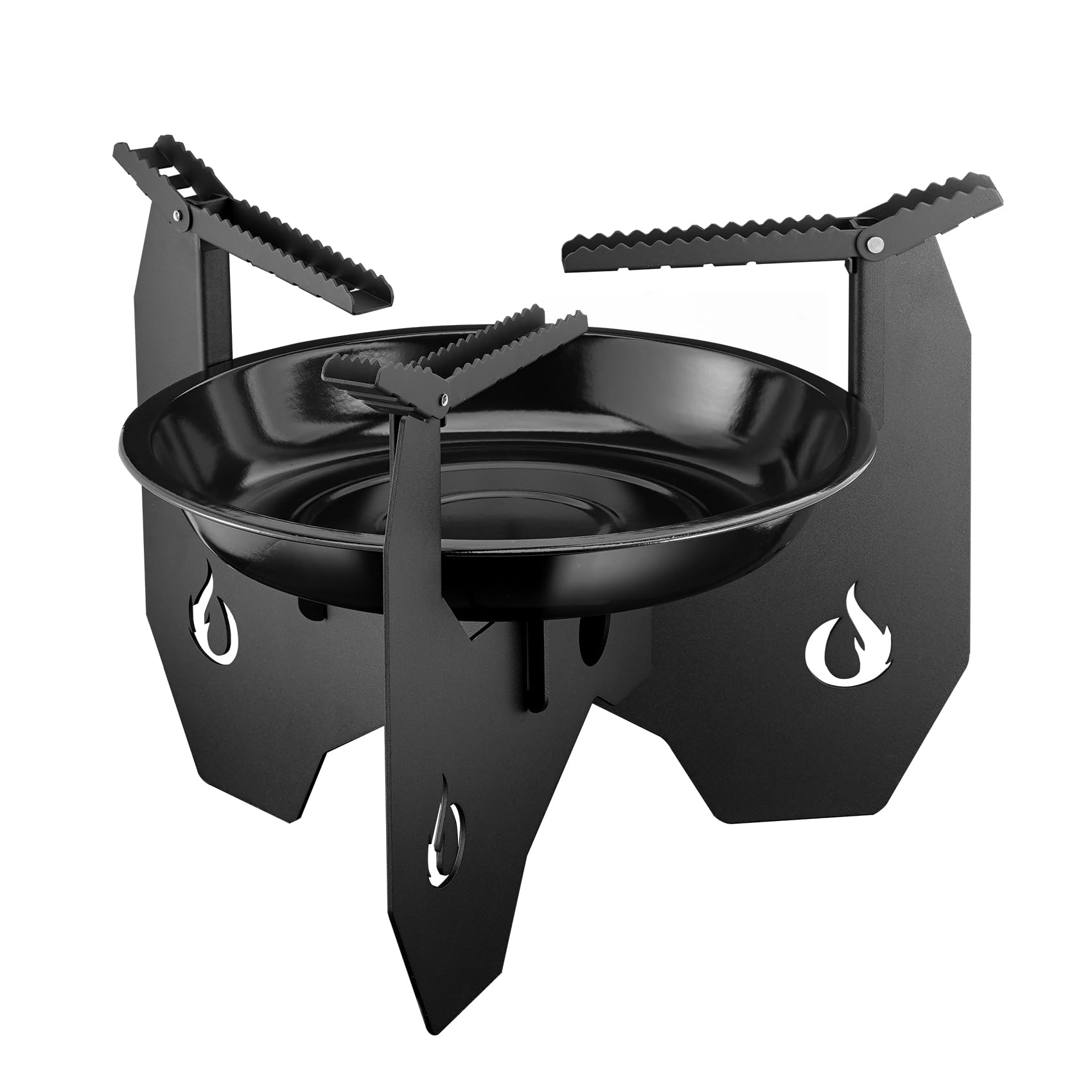 Onlyfire Soporte Resistente para Horno Holandés con Bandeja de Carbón y Bolsa de Transporte para Cocinar Al Aire Libre, Acampar, Senderismo y Excursionismo