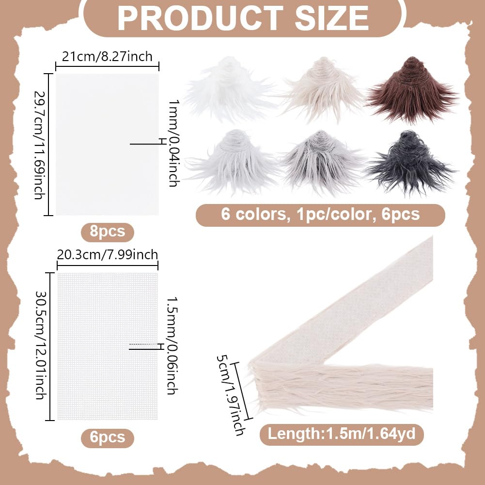 NBRADS 20Pcs 6 Colors DIY Therian MaskMaterial Kit - Image 2