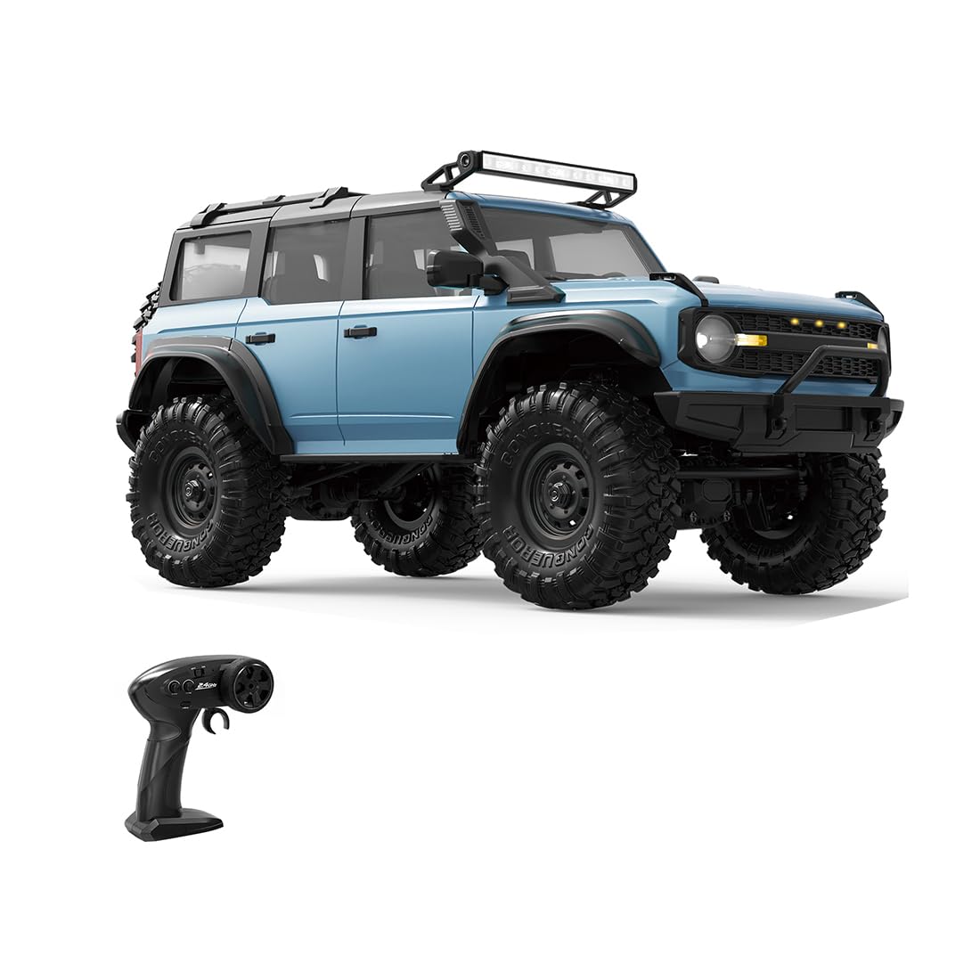 RC Crawler, 1:16 Scale All-Terrain 4WD 2.4G Full Proportional RC Rock Climbing Car with Led Lights &amp; Independent Suspension for Indoor and Outdoor Play, Gift for Adults (R1602)