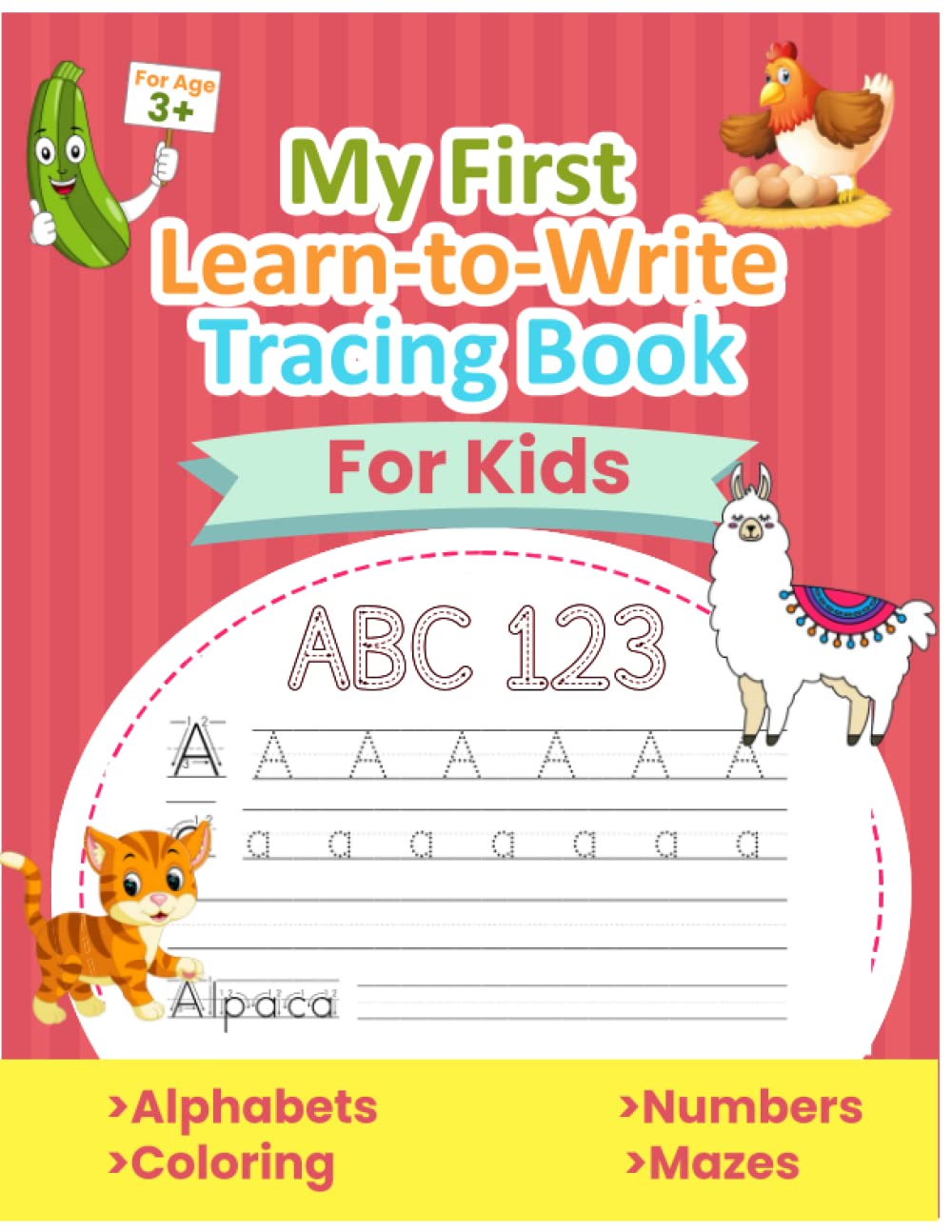 My First Learn to Write Tracing Book for Kids