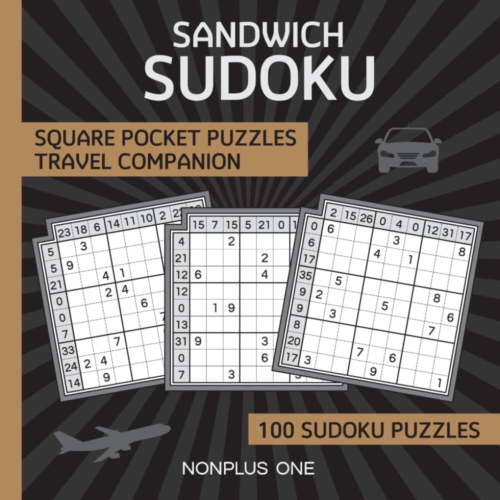 Sandwich Sudoku Travel Companion: Pocket Puzzles For Everyone On The Go