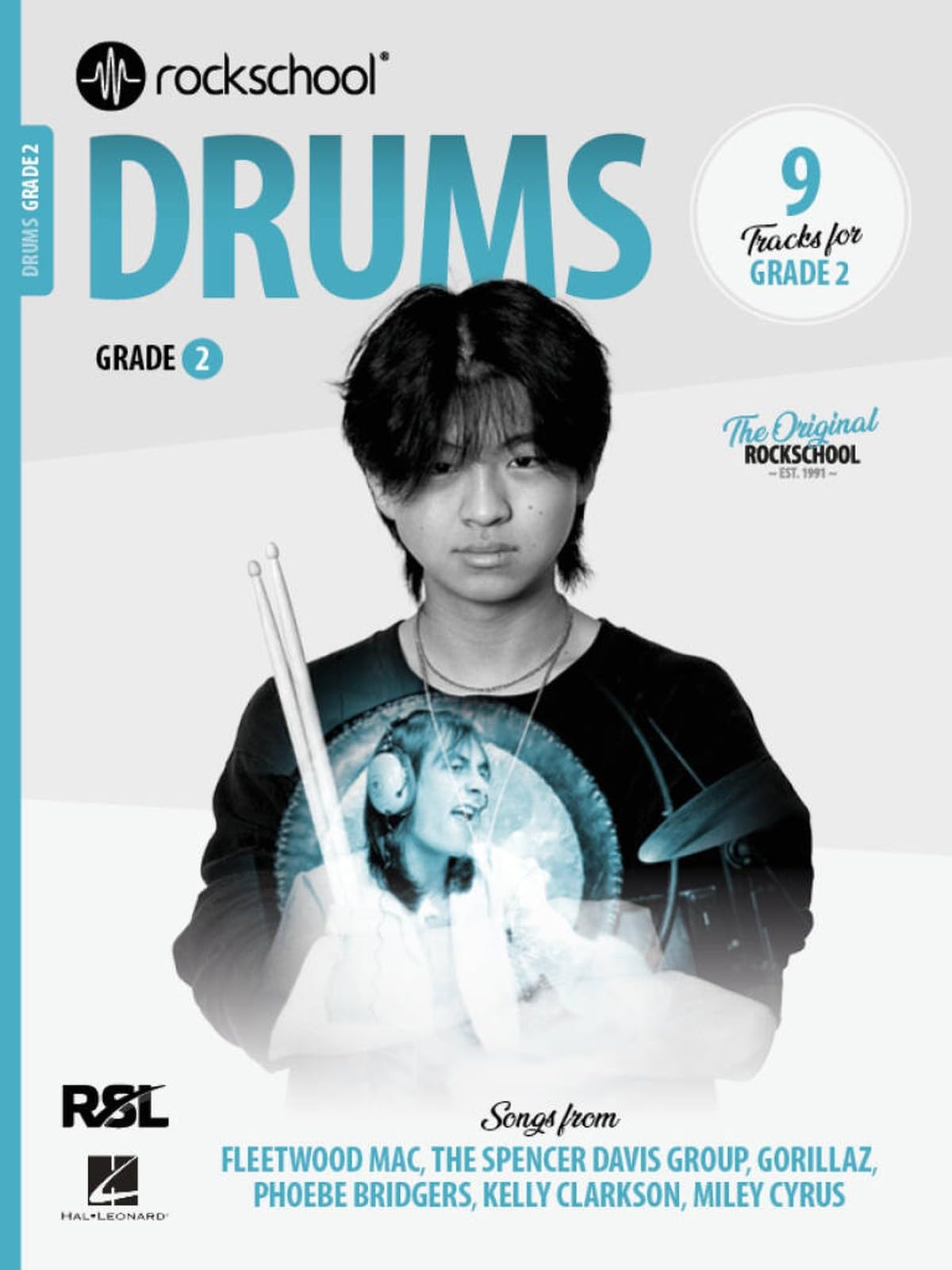 Rockschool: Drums - Grade 2 (2024) | Beginner to Intermediate Drum Sheet Music Book for Students and Teachers | Rock and Pop Exam Preparation Guide to Improve Rhythm, Timing, and Technique