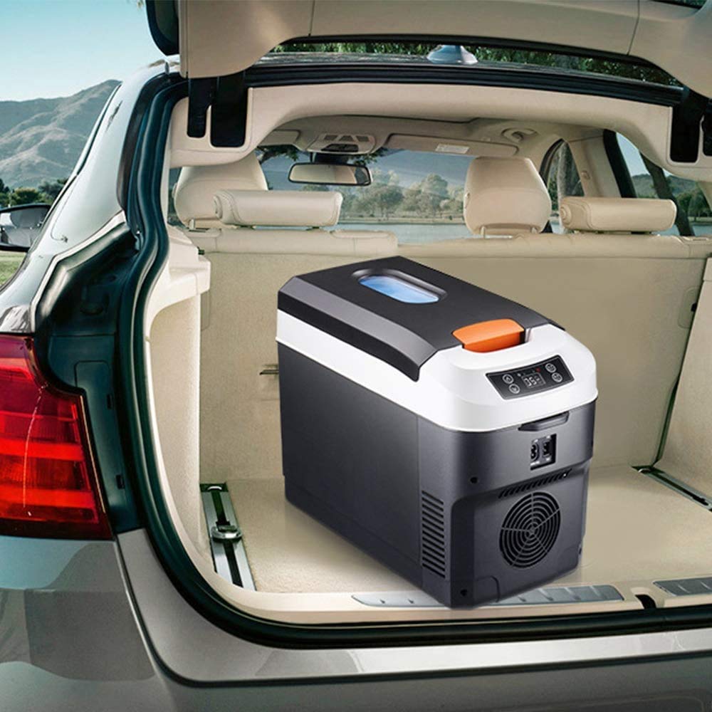 Mini refrigerador del coche 10L Nevera Portablethermoelectric enfriador para el dormitorio, coche, oficina y dormitorios nevera pequeña