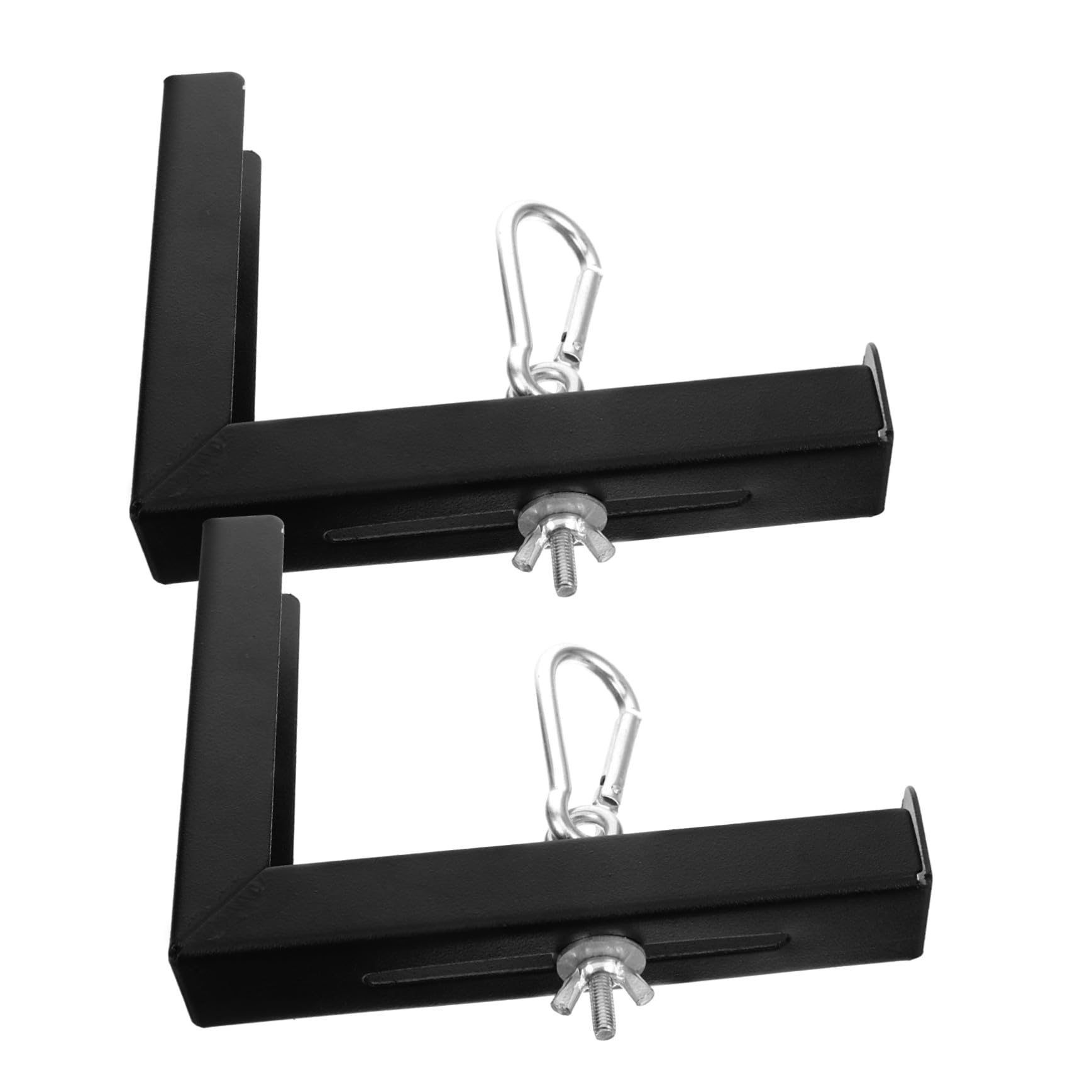 Soporte en L para pantalla de proyector negro de hierro para montaje en techo y pared 8