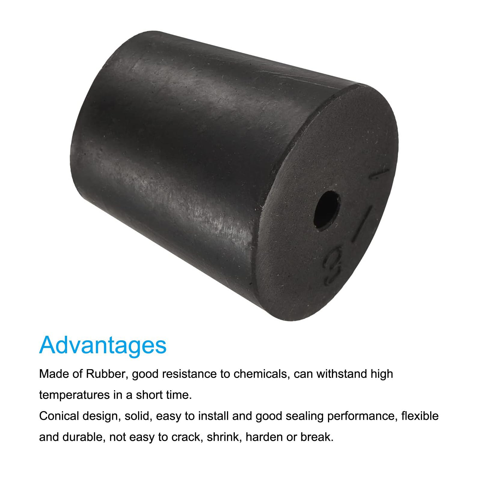 TOP-VIGOR 5Pcs Rubber Tapered Plug - Image 4