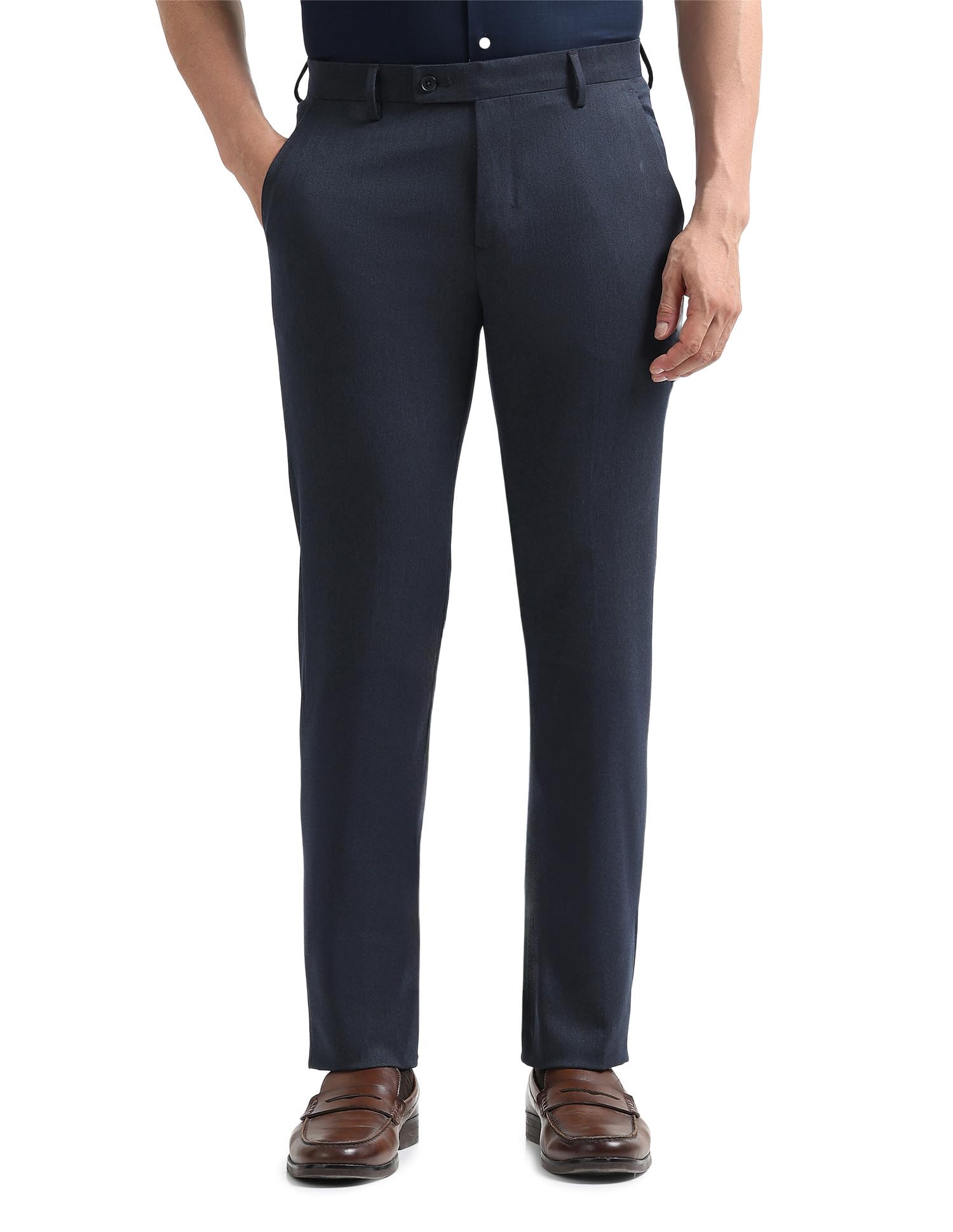 arrow Men Blue Formal Trouser_ARAEOTR2089-picture-40