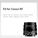 Brightin Star 55mm F1.8 Full Frame Large Aperture Manual Focus Lens for Canon RF Mount Mirrorless Cameras EOS-R EOS-RP gallery image