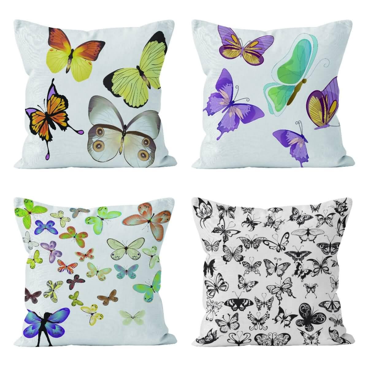 Linge housses de coussin 50x50cm CEVAN pour des moments doux en famille