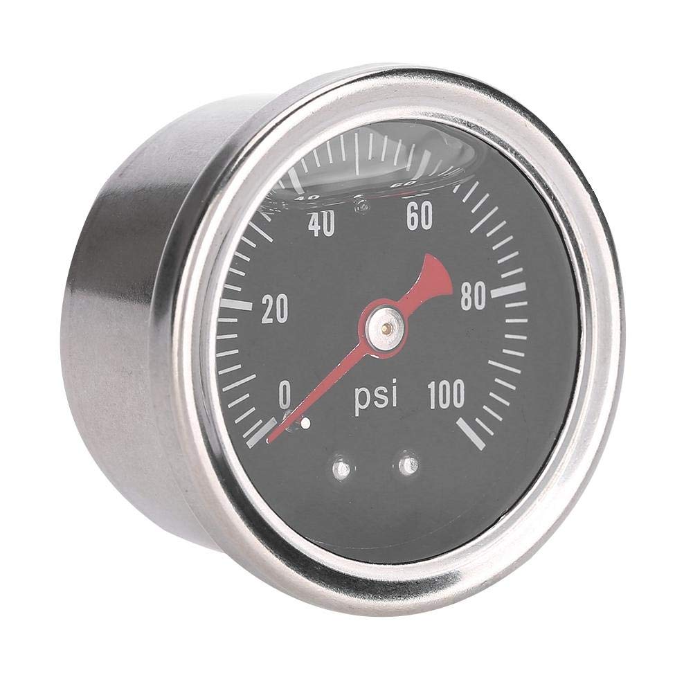 Buy Fuel Pressure Gauge,Pressure Liquid Filled Gauge,0 100 PSI/bar