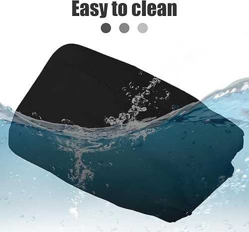 Miniatura 4 de 1 funda para silla de jardín, impermeable, resistente a los rayos UV, para tumbonas, 32.3 x 36.6 pulgadas, resistente al viento, fundas ajustables