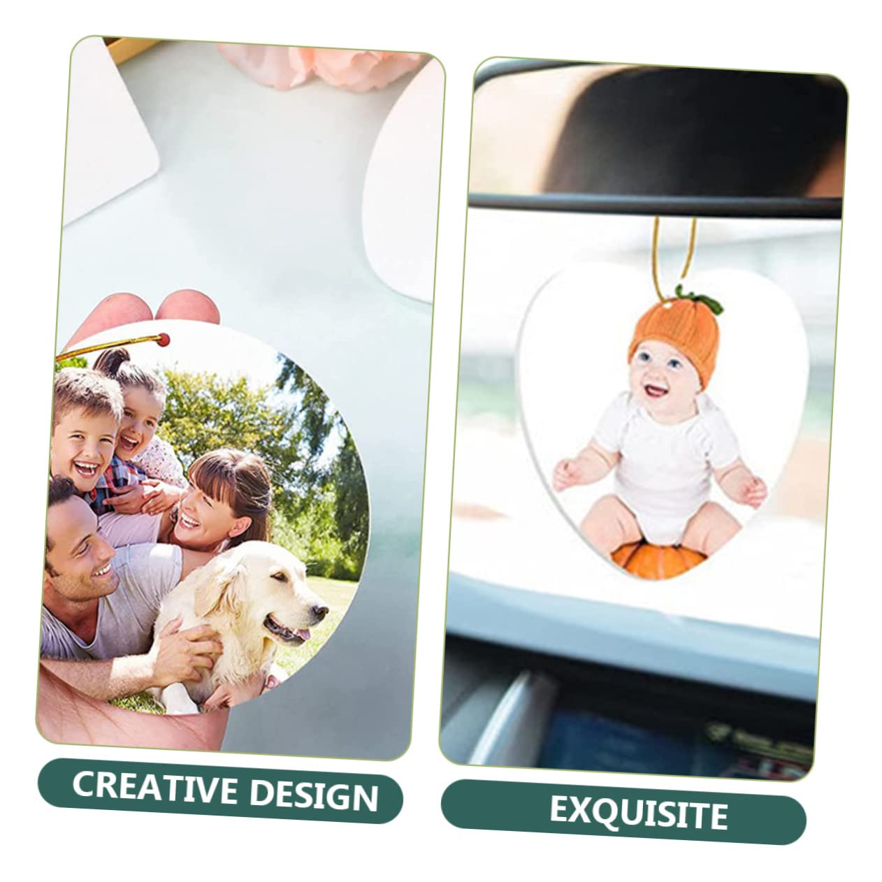 Angoily 3 Set Vuoti Per Sublimazione Decorativi Profumati Per E Armadi Facili Da Personalizzare E Resilienti Materiale Per Regali Creativi E Fai Da Te 40 Pezzi * 3