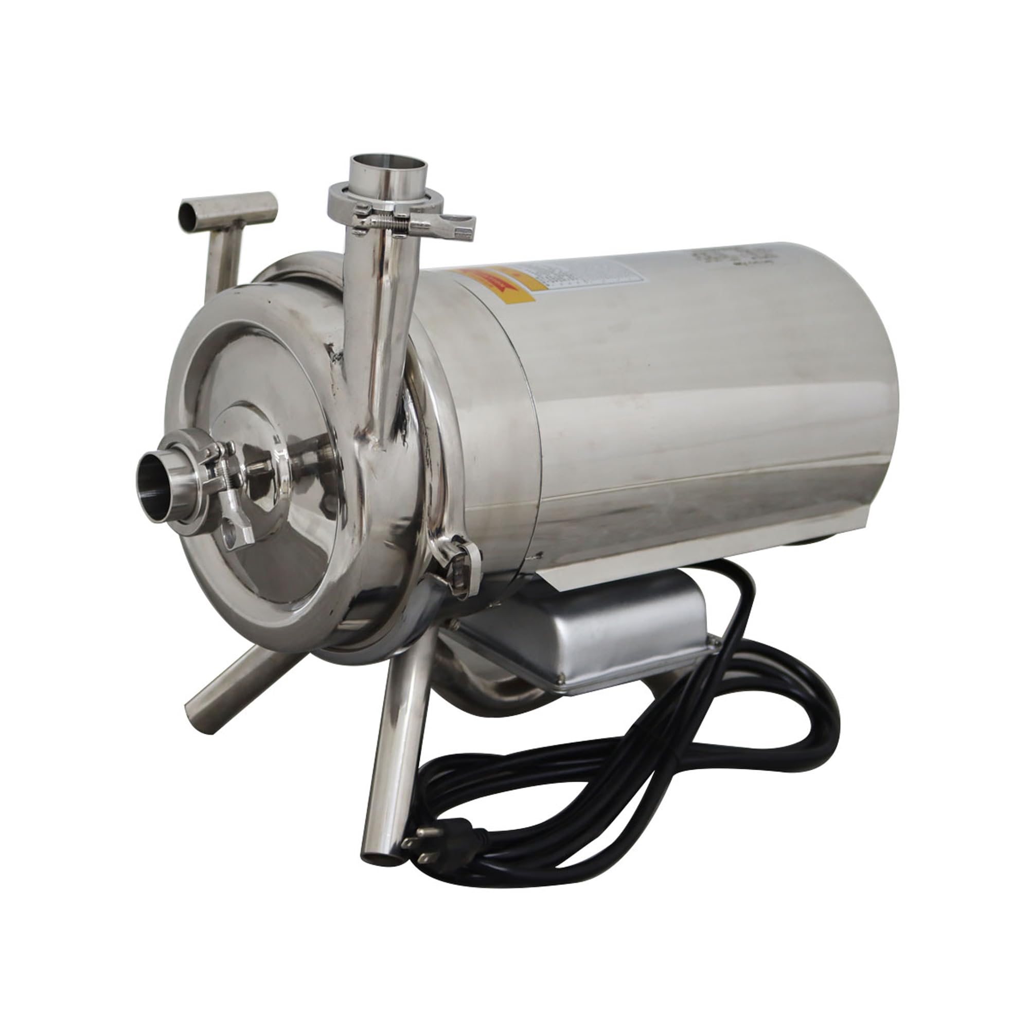 LGXEnzhuo 304 Stainless Steel Food Grade Centrifugal Pump for Transporting Dairy Products Beverages Food Cosmetics and Food Additives 5T/H 110V 1500W