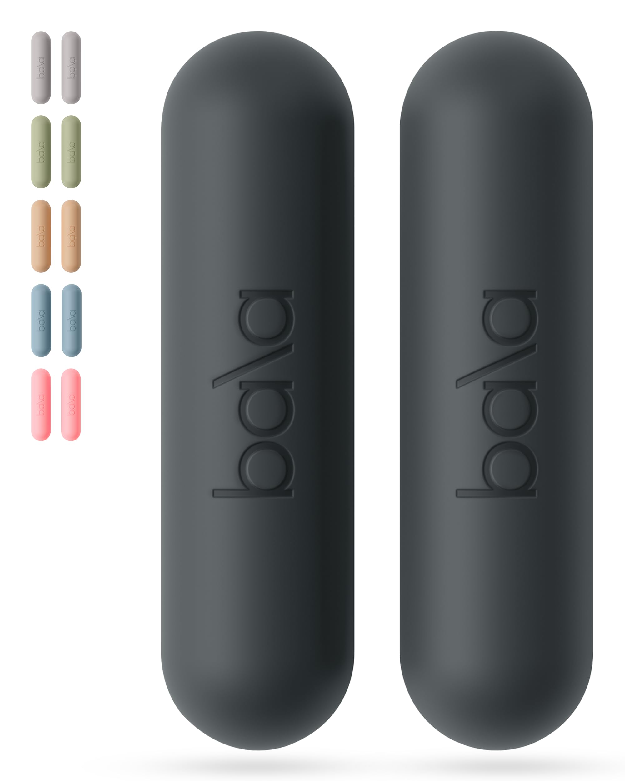 Bala Bars Dumbbell Set for Women & Men, 3lb Dumbbells - Set of 2 Bars Designed for Walking, Strength Training, HIIT, Boxing & Aerobics - Dumbbell Weights for Working Out at Home