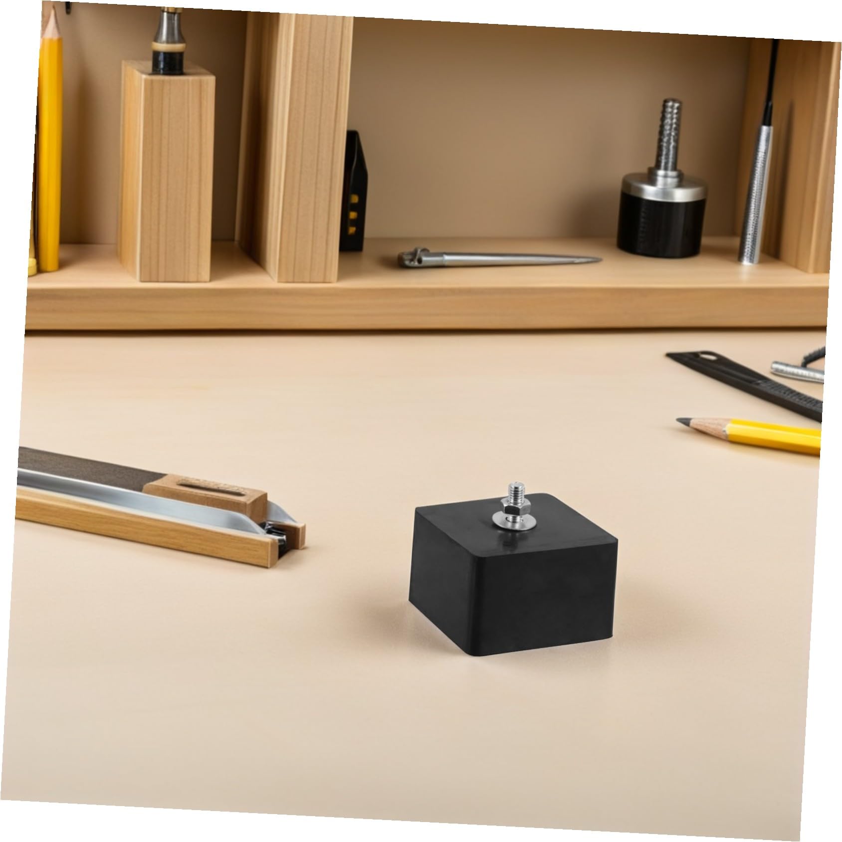 Almohadilla de Amortiguación Aire Acondicionado 4piezas Goma Negro | Soporte Antivibración Aire Acondicionado, Decoracion Verano, Exterior y Hogares