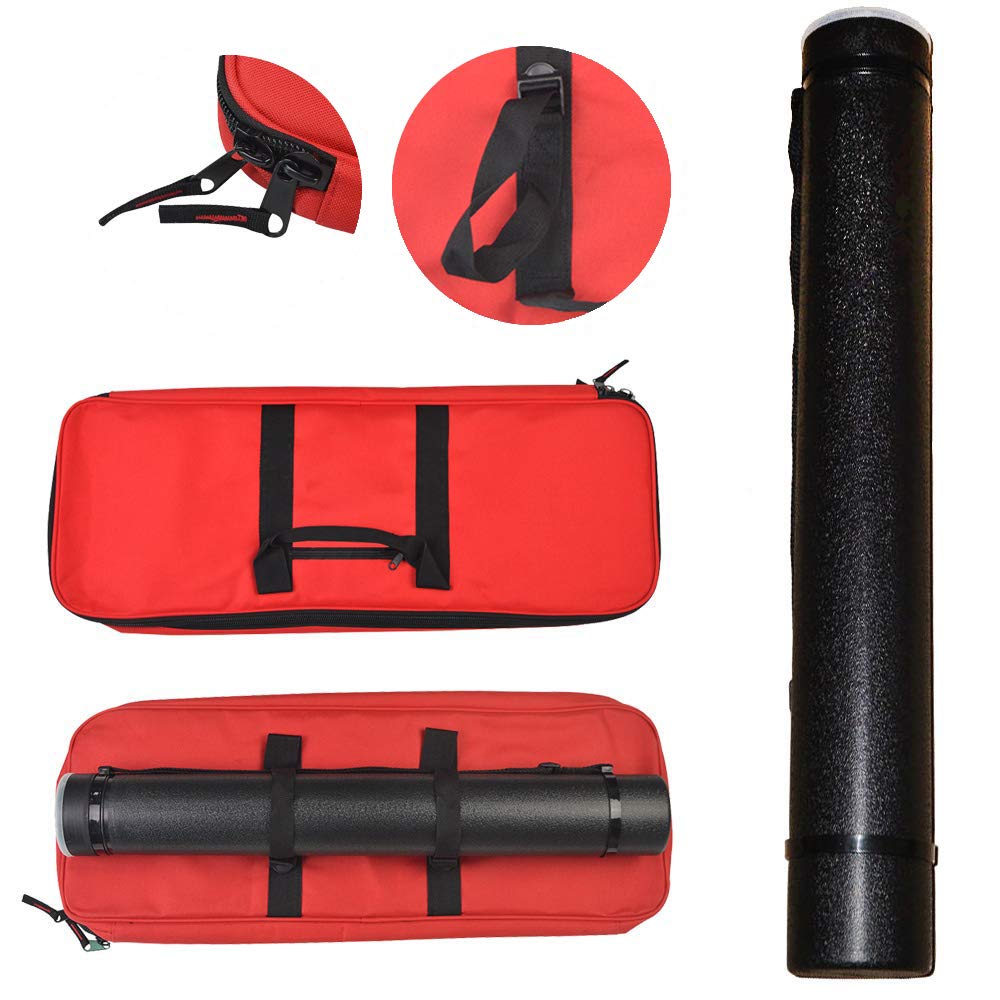 NMCPY Archery Takedown Recurve Bow Case Bow Bag Carrier Cover Storage Hand with Adjustment Arrow Tube Holder Hunting Accessories