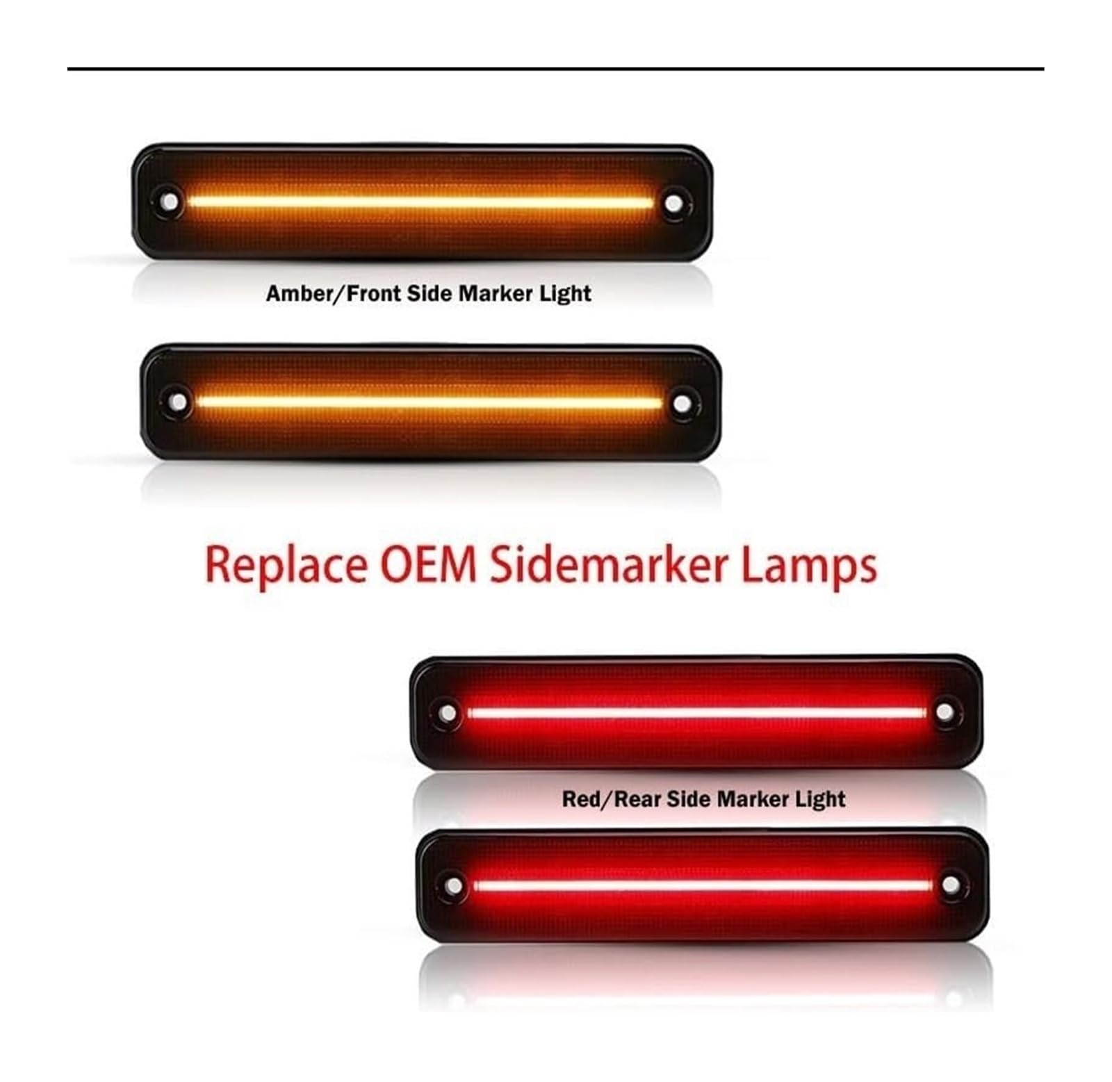 Para Hummer H2 SUV SUT 2003-2009 Luces Reflectoras Parachoques Delantero Trasero Luz Marcador Lateral Freno Señal Giro DRL Indicador Espejo Señal Giro Espejo(2pcs Front Bumper1)