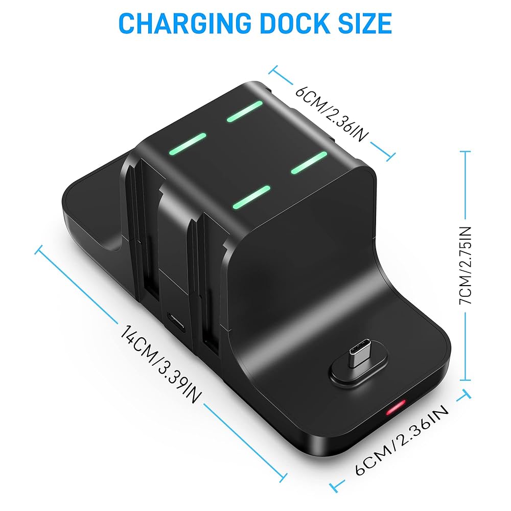 Amazon.com: GLDRAM 6 in 1 Switch Charger Dock Station for