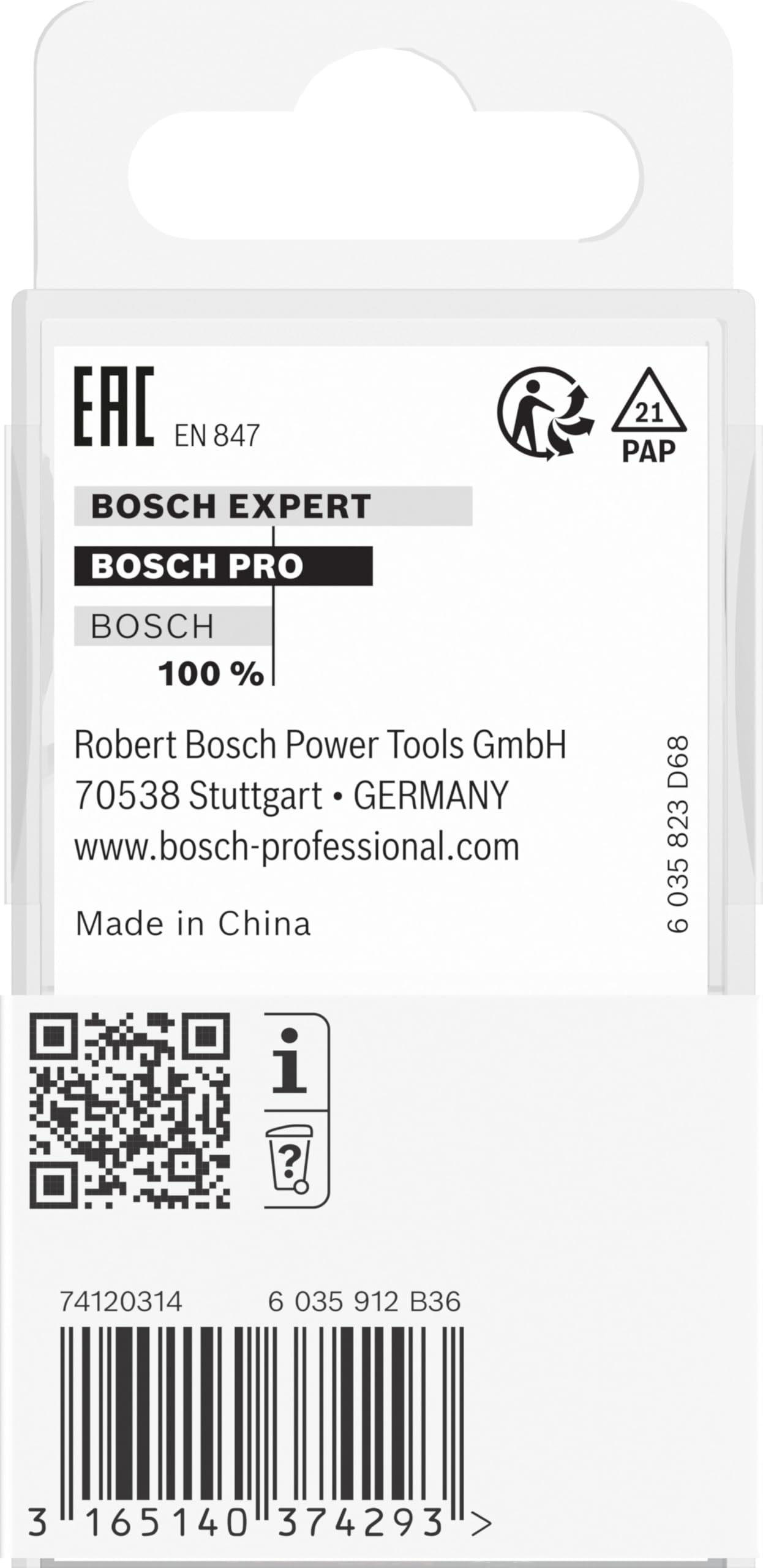 Bosch 1x PRO Abrundfräser (für Weichholz, Hartholz, Ø 25,4 mm, Professional Zubehör Handfräse, Kantenfräse) (Packung mit 2)
