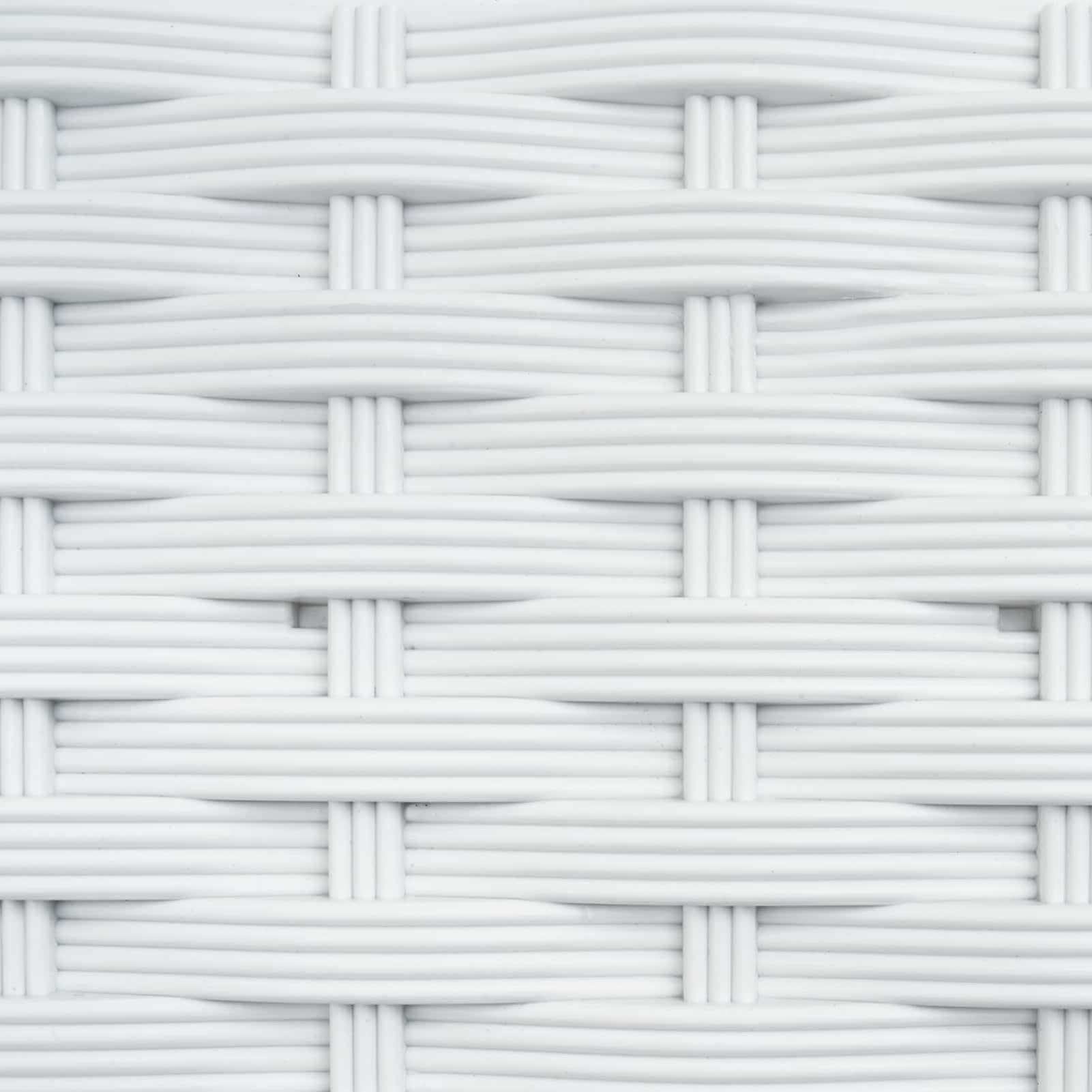 Gecheer Blumenkübel mit Bewässerungssystem und Rollen, Pflanzkübel aus Kunststoff mit Wasserreservoir für optimale Pflanzenpflege, 3 Stück Weiß, for Balkon Terrasse Garten und Outdoor Dekoration